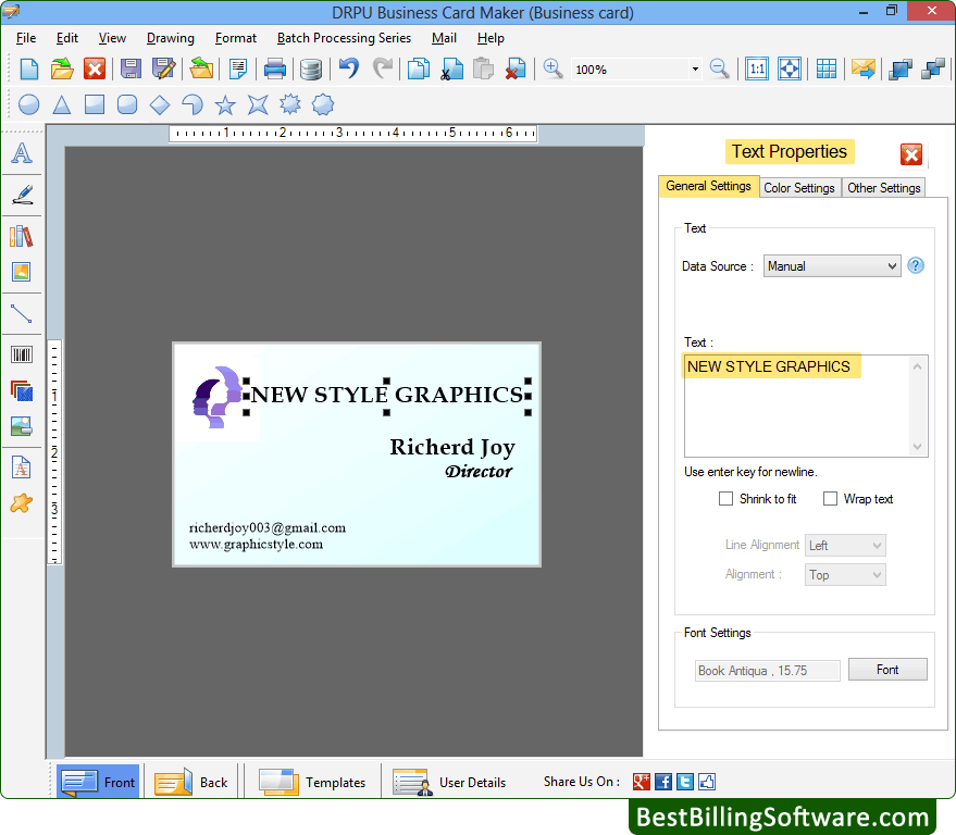 free download business card maker software